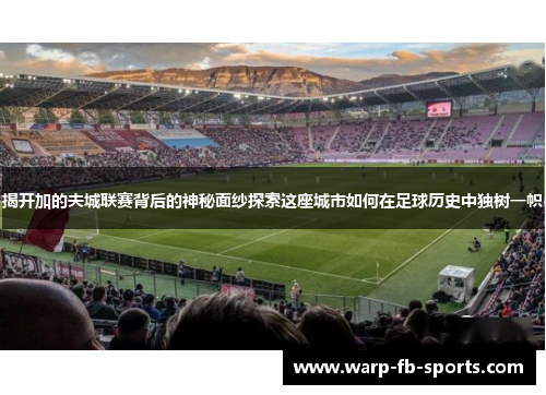 揭开加的夫城联赛背后的神秘面纱探索这座城市如何在足球历史中独树一帜